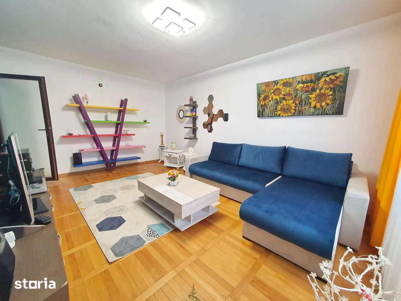 2 camere, Mazepa 2, etaj 1, 2 balcoane, CT, AC — fotografia 3