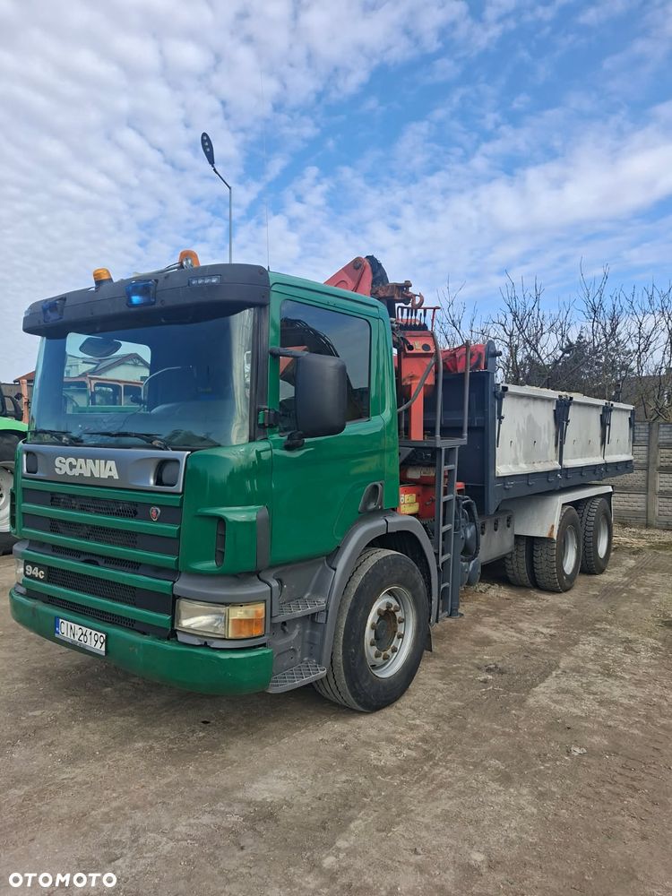 Scania 94C 260 HDS Palfinger + chwytak palet - 1