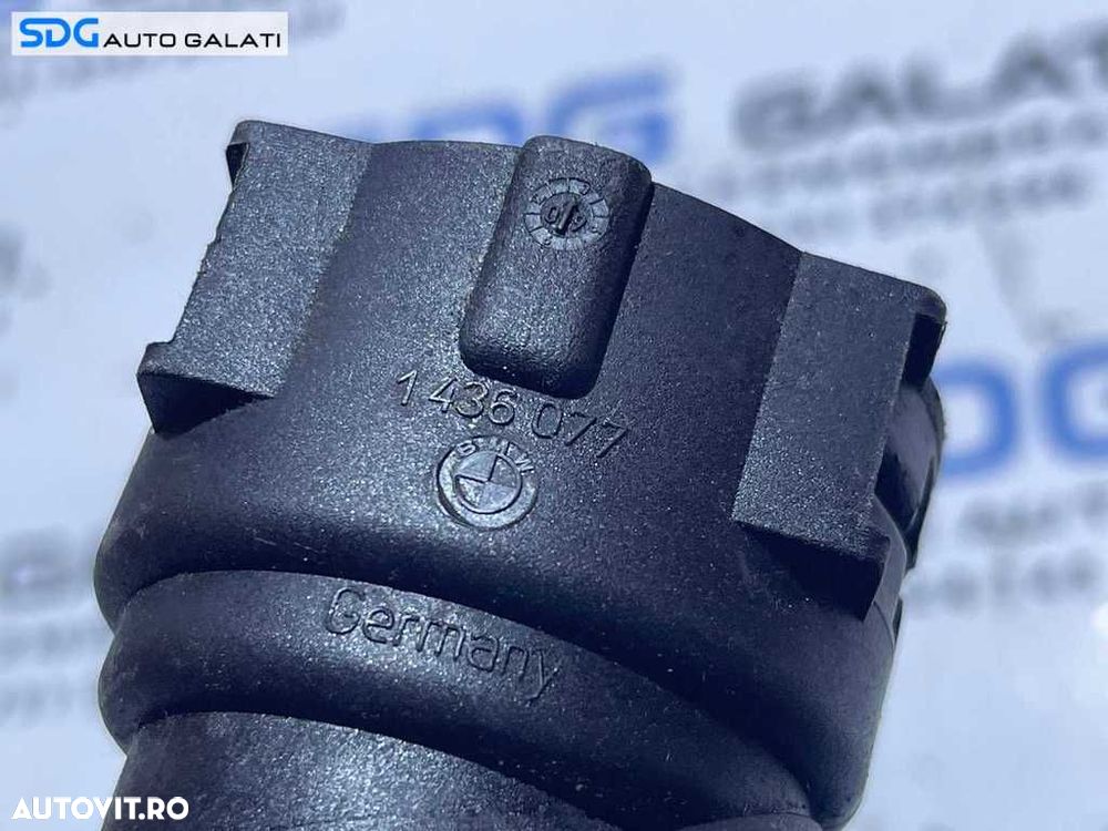 Furtun Conducta Radiator Apa BMW Seria 1 E82 E88 2.0 D N47 2006 - 2013 Cod 7797258 1436077 17127797258 - 3