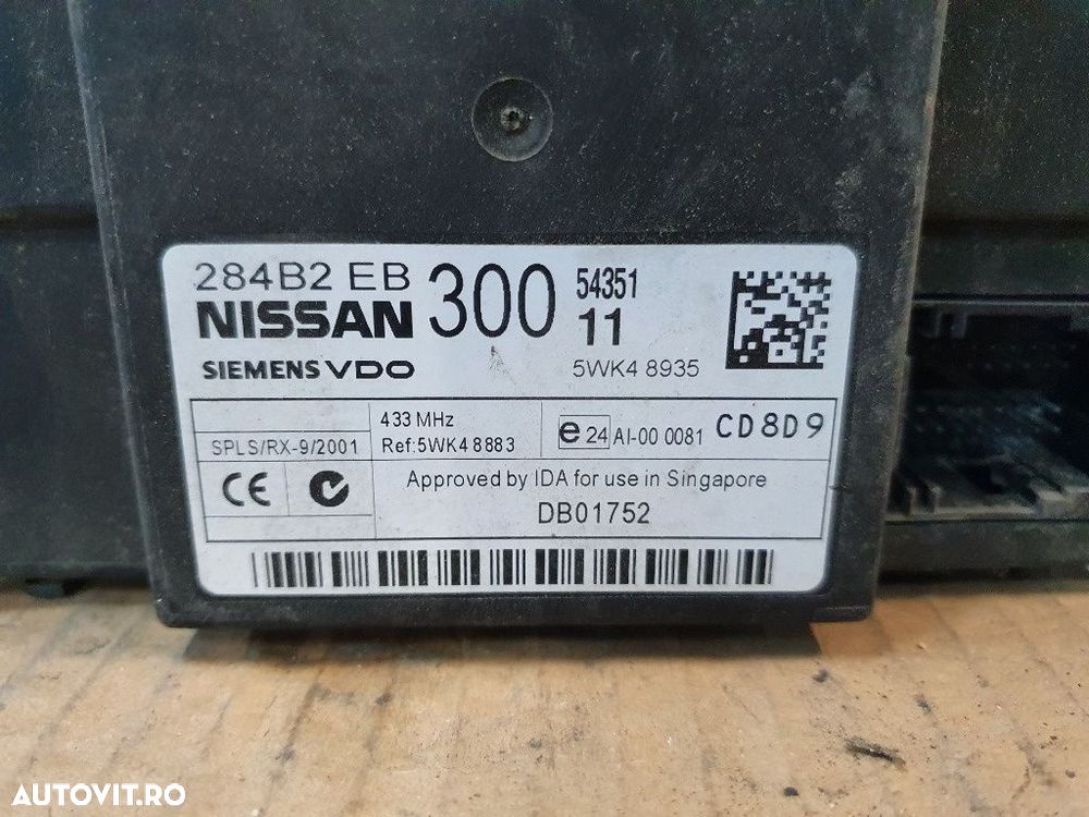 Calculator confort  NISSAN PATHFINDER II R50 1995 - 2005 SIEMENS 5WK48935  284B2 - 4