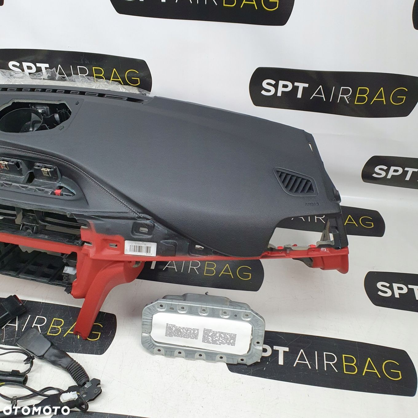BMW 4 F33 F34 DESKA ROZDZIELCZA KONSOLA KOKPIT PULPIT PODUSZKI AIRBAG AIR BAG PASY KIT SET - 4
