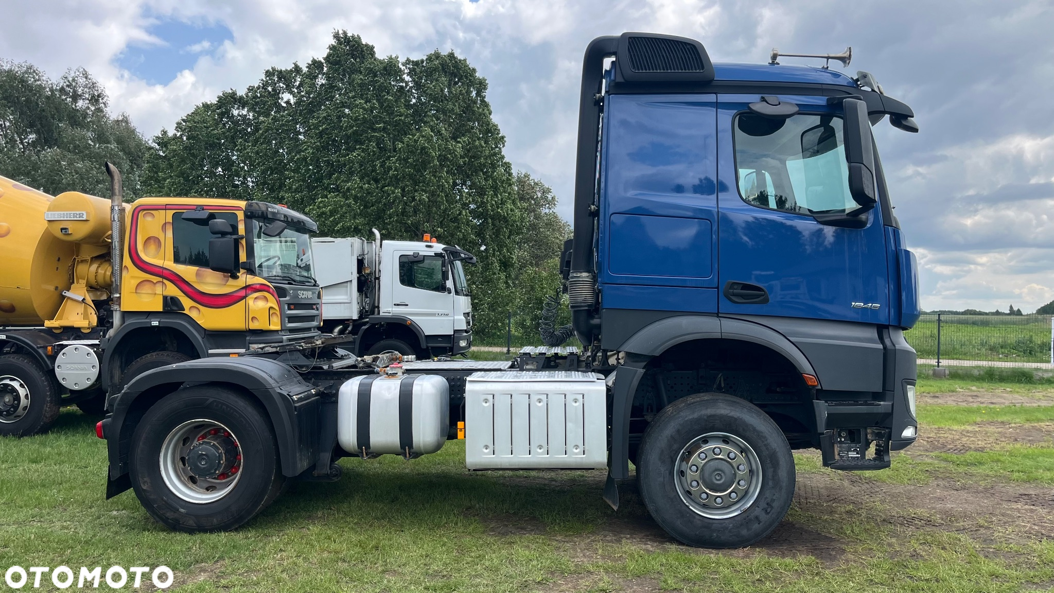 Mercedes-Benz AROCS 1845 Stały Napęd Na Wał, Hydraulika Do Wywrotki, Z Niemiec, Zawieszenie Tył Poduszka (Nie Had Nie Hydrodrive) Blokady Mostów 4x4 Na Wał Super Stan Z Niemiec - 6