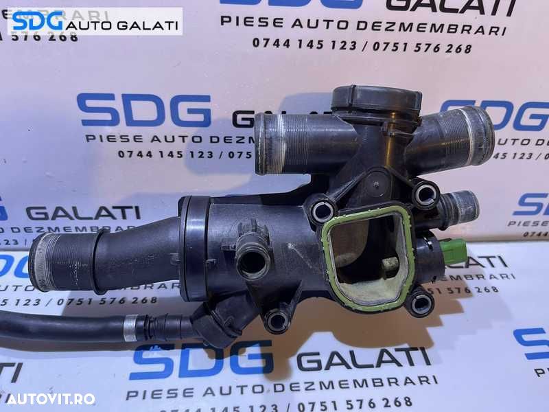 Corp Carcasa Termostat Senzor Temperatura Apa Ford S-Max 2.0 TDCI 2006 - 2014 Cod 9656182980 [S0109] - 1
