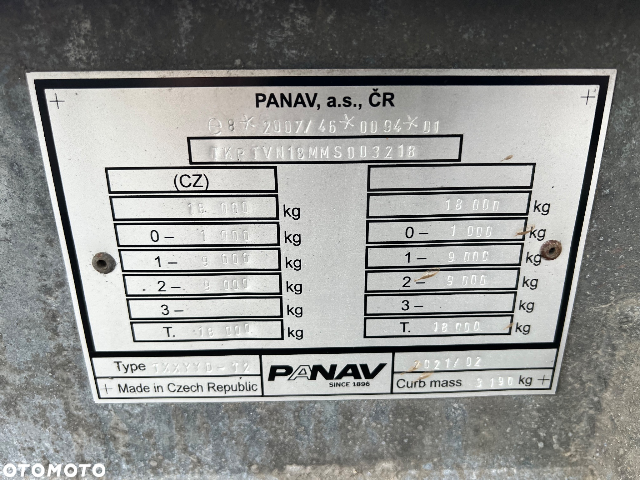 Panav BDF dl.7,8m - 4
