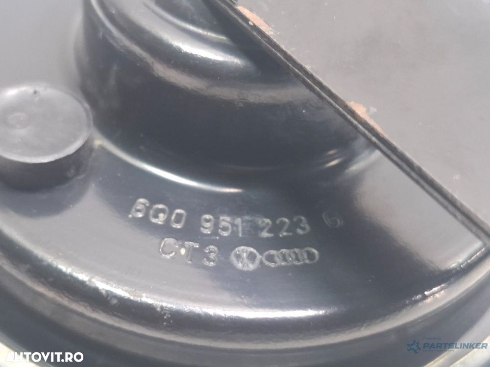 Claxon SKODA FABIA II 542 2006 - 2014 1.2 1.2 BBM, CHFA 6Q0951223G - 4