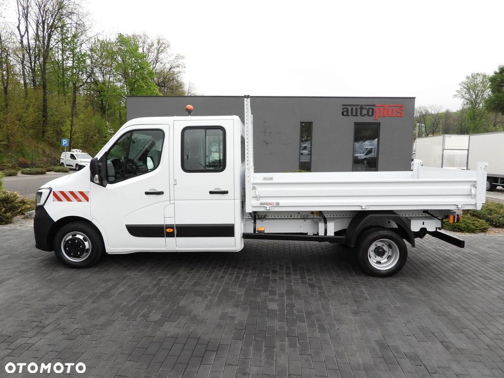 Renault MASTER  WYWROTKA PODWÓJNA KABINA DOKA 6 MIEJSC TEMPOMAT LEDY BLIŹNIACZE KOŁA KLIMATYZACJA  130KM - 9