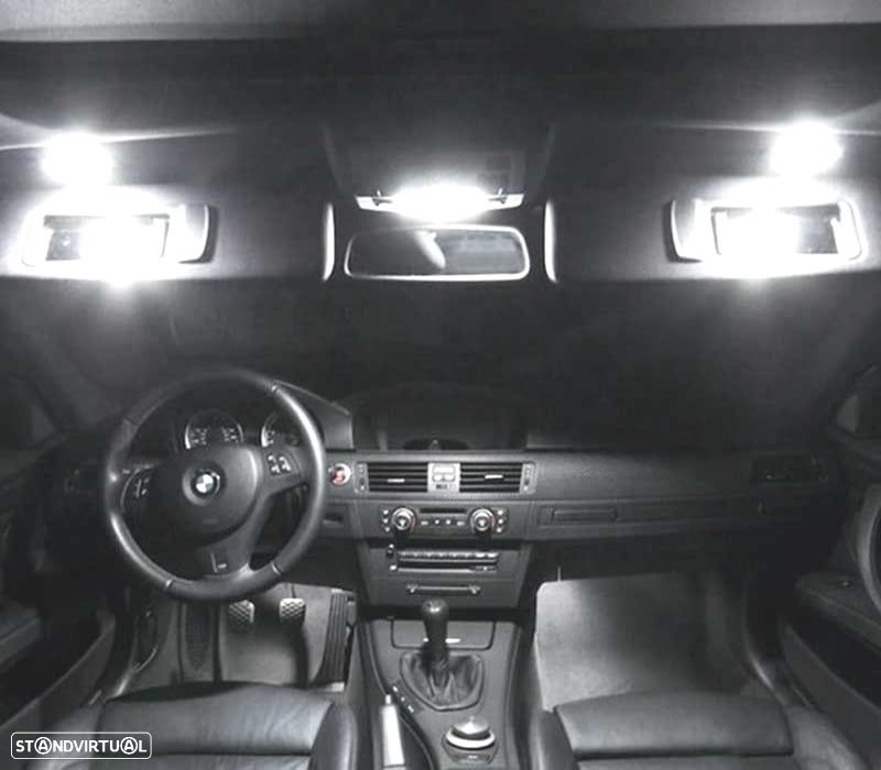 KIT COMPLETO DE 18 LÂMPADAS LED INTERIOR BMW 1 SERIE E88 CONVERTIBLE CABRIOLET 118I 120D 120I 123D - 4