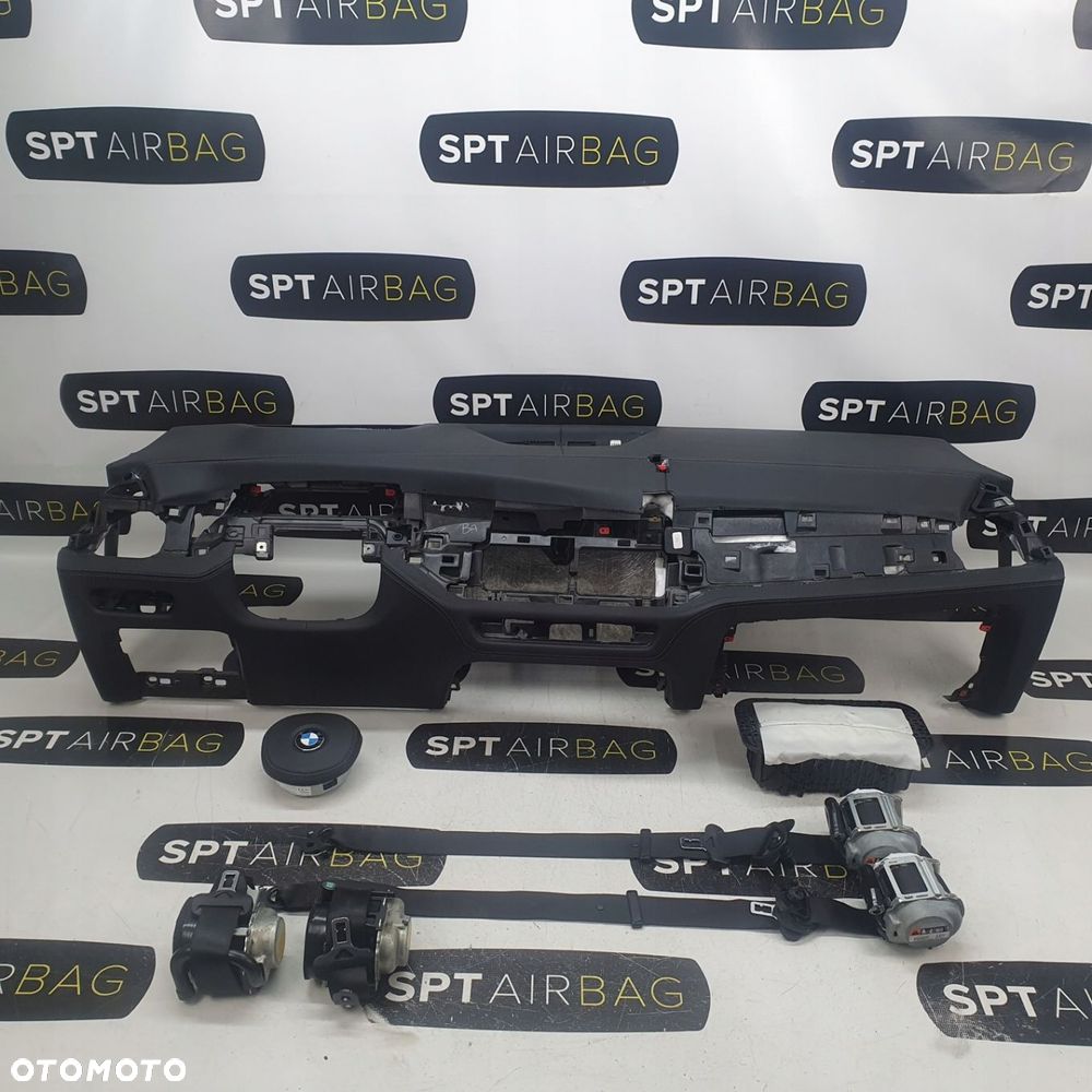 BMW X5 G05 X7 G07 LIFT LCI DESKA ROZDZIELCZA KONSOLA KOKPIT PULPIT PODUSZKI AIRBAG AIR BAG PASY KIT SET - 1