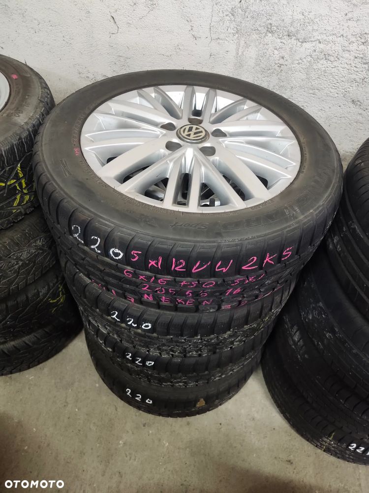 5x112 Felgi Aluminiowe Alufelgi Oryginalne 16 Koła ZIMOWE ZIMA VW 2K5 PASSAT B5 B6 B7 GOLF 5 V VI 6 VII 7 TOURAN CADDY JETTA SHARAN AUDI SKODA SEAT 6,5mm Legnica ALU-RAD 205/55 - 2