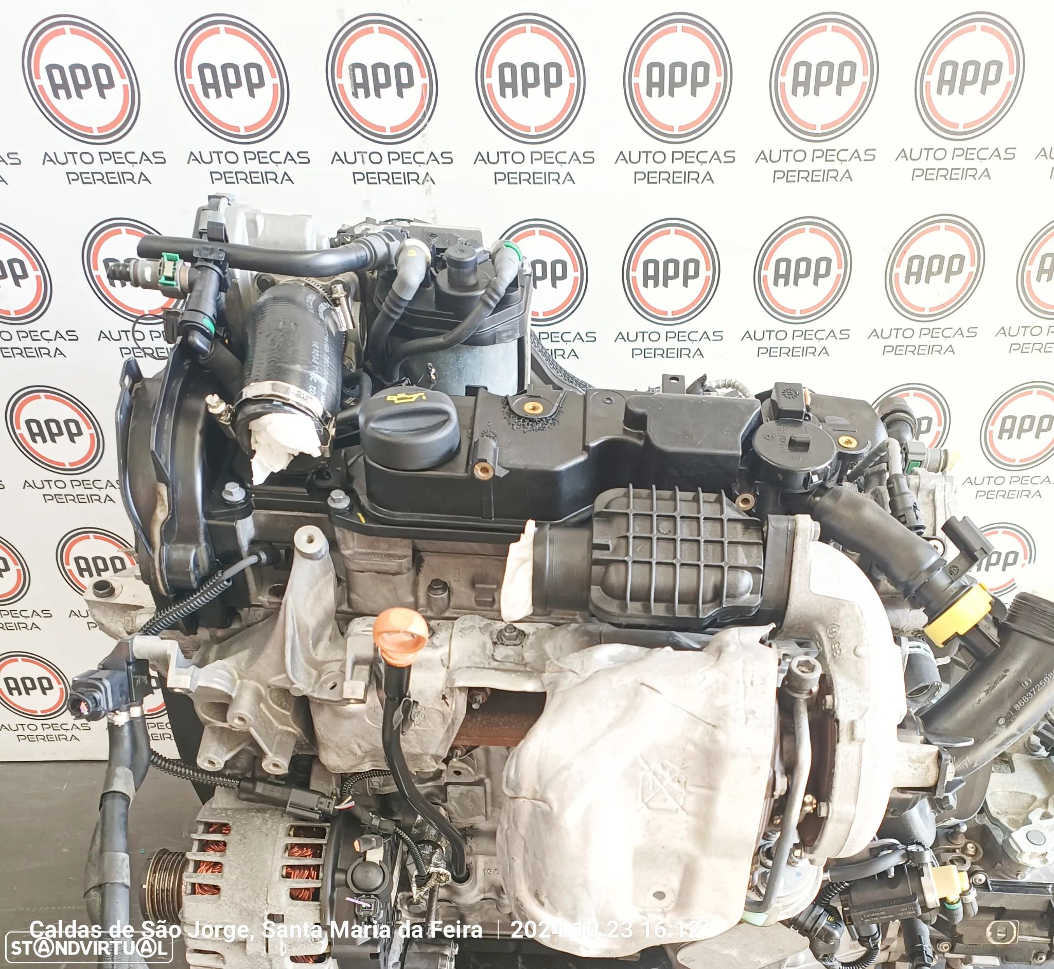 Motor PSA 1.6 HDI , referência 9H05, aproximadamente 171300 KMS. - 1