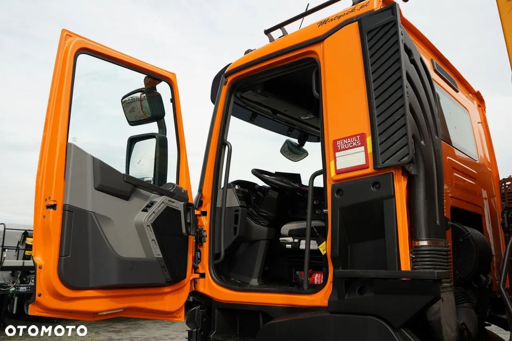 Renault K 480 / 8x4 / WYWROTKA DWUSTRONNA / HYDROBURTA / KLAPODRZWI  / SPROWADZONY / PO KONTRAKCIE SERWISOWYM - 25