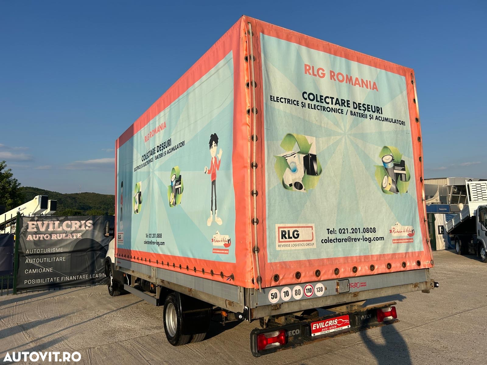 Iveco Daily Prelata 10 EUROPALETI AXA DUBLA SPATE - 8