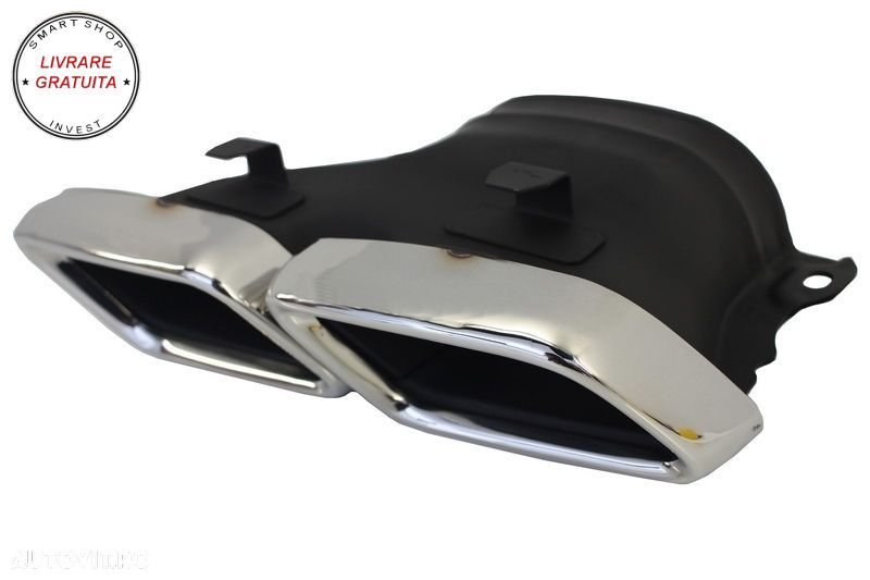 Difuzor Bara Spate cu Ornamente Evacuare Mercedes C-Class C205 A205 Coupe Cabriole- livrare gratuita - 7