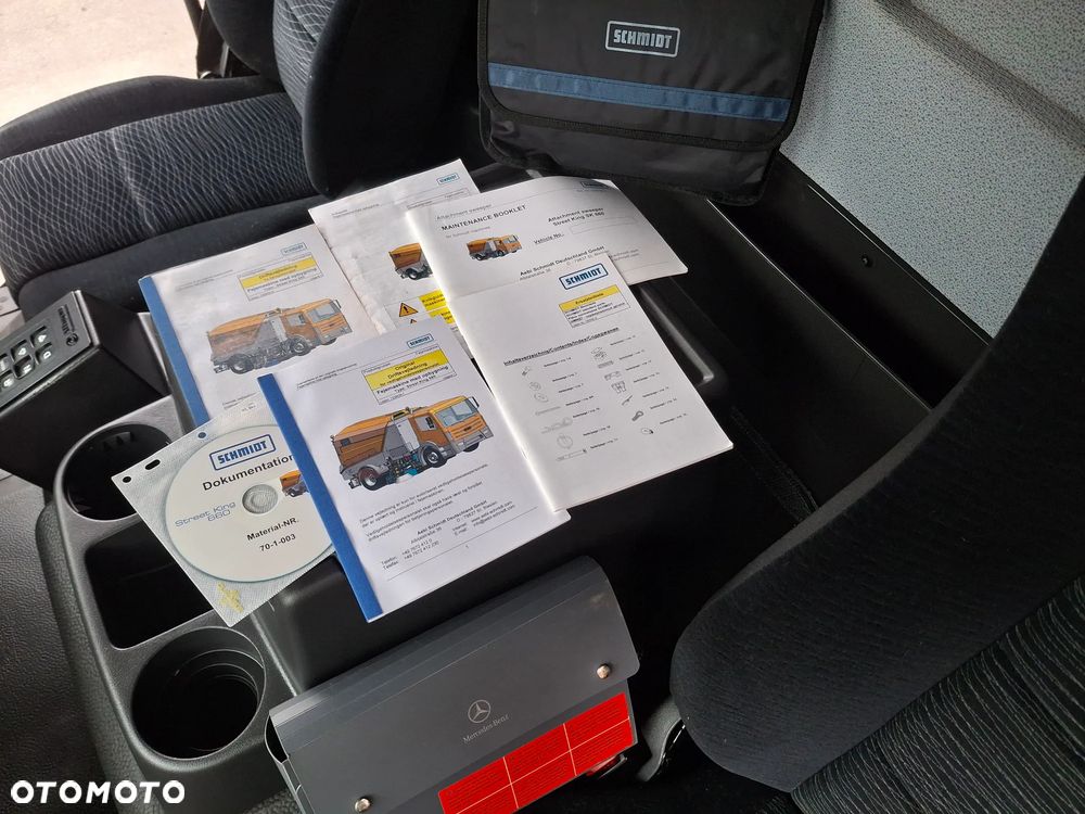 Mercedes-Benz Atego 1523 Zamiatarka EURO 6 PM10 Schmidt Street King 660 2 Silniki Szczotki L/R Na Poduszkach Kamery Automatyczna Skrzynia Pojazd Specjalny - 37