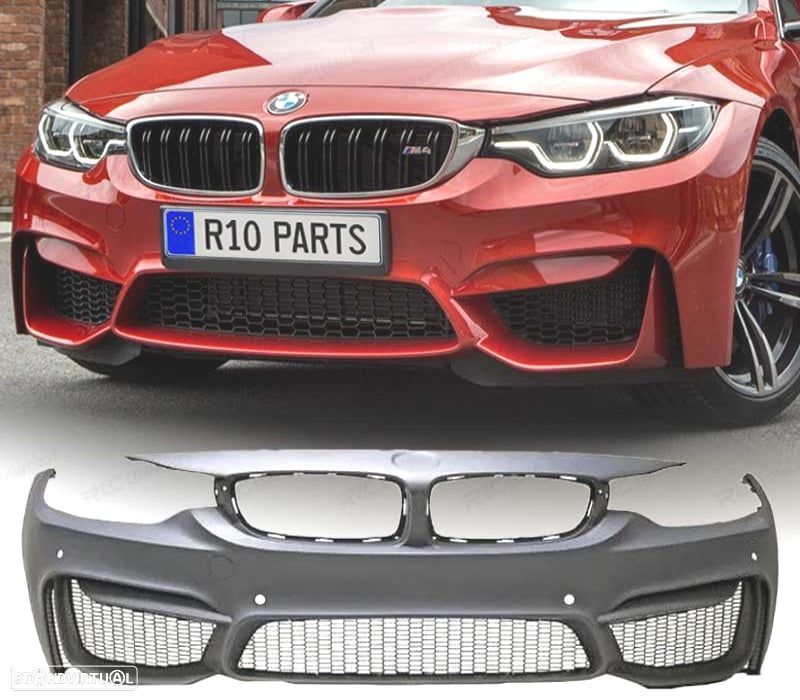 PARACHOQUES FRONTAL BMW F32 F33 F36 LOOK M4 COM PDC - 1