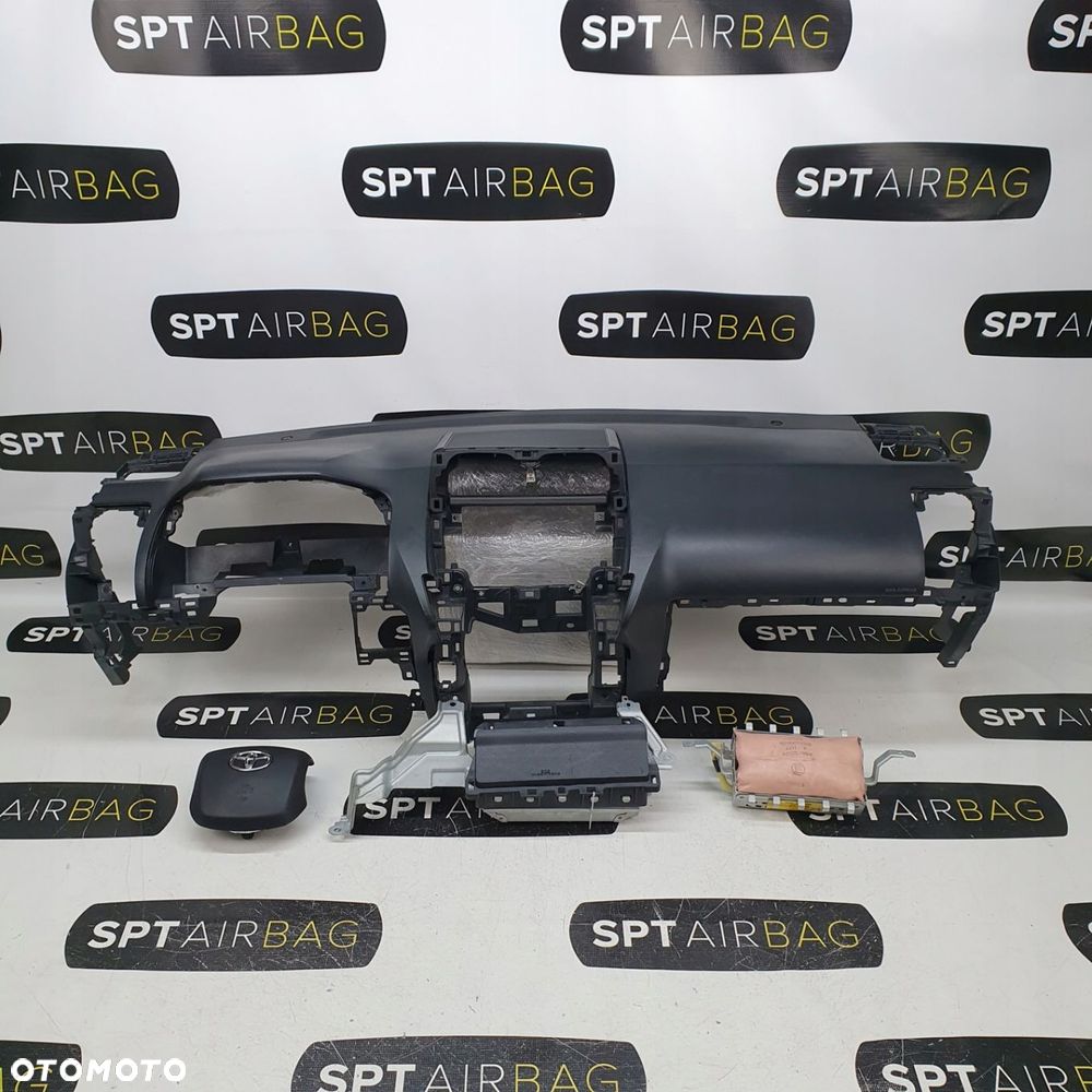 TOYOTA LAND CRUISER 150 DESKA ROZCZIELCZA KONSOLA KOKPIT PULPIT PODUSZKI AIRBAG AIR BAG KIT SET - 1