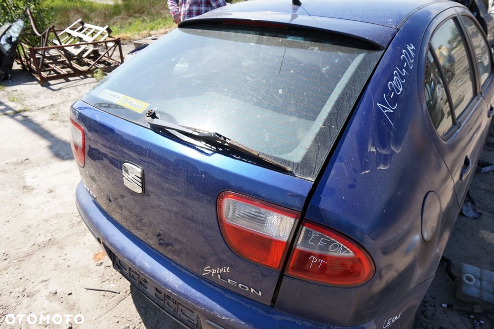 KLAPA BAGAŻNIKA TYLNA LEON I 1M1 5D HB  NIEBIESKI SEAT 1999-2006 - 3