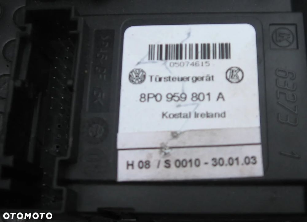 silnik szyby lewej AUDI A3 8P 8P0959801A - 2