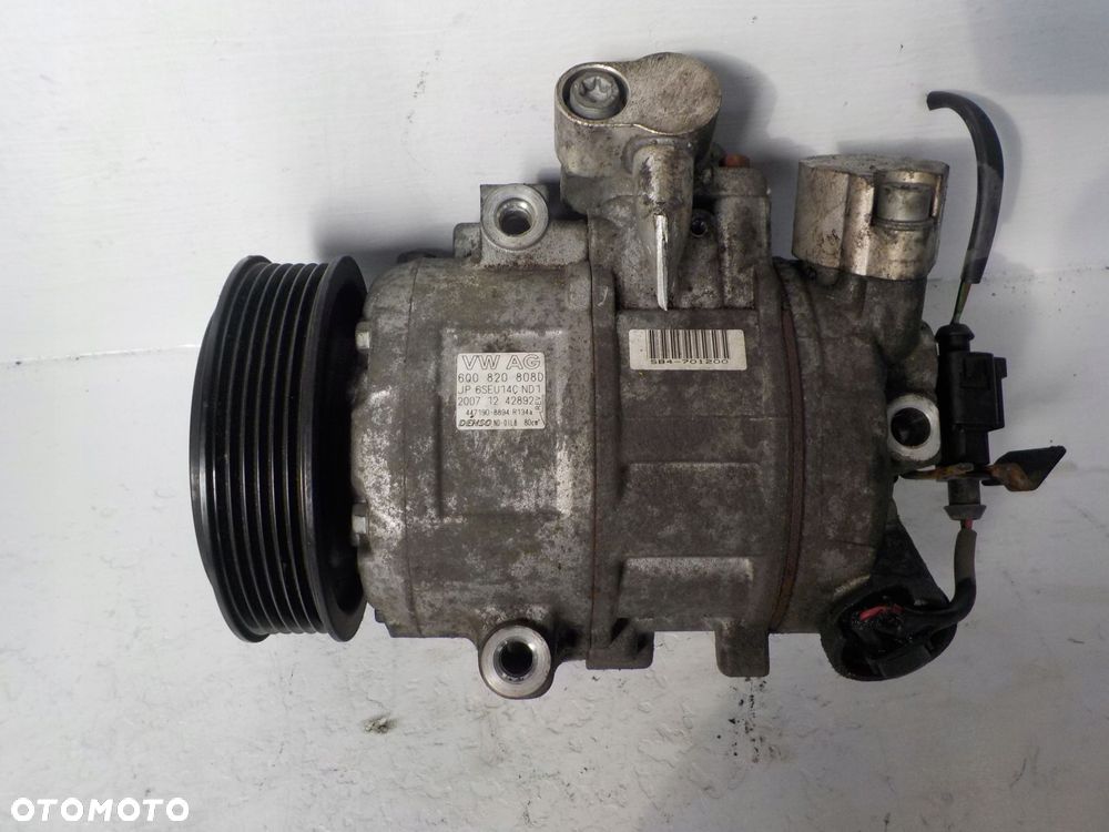 SKODA FABIA II 1.4 16V B SPRĘŻARKA POMPA KLIMATYZACJI 6Q0820808D - 1