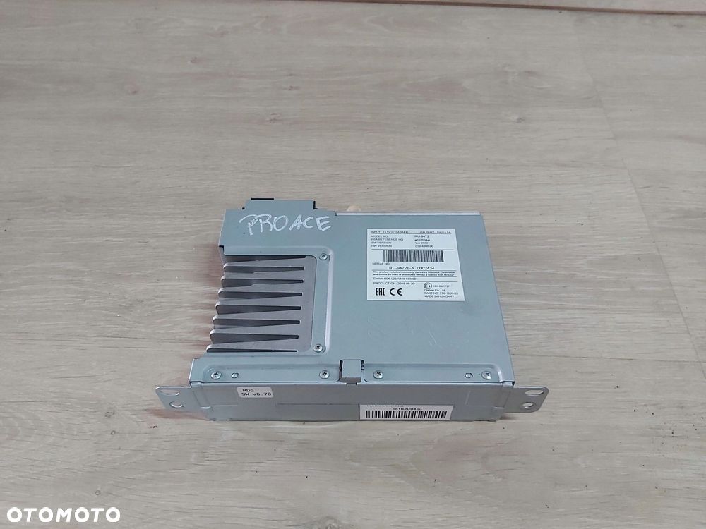 Toyota Proace Expert Jumpy 1,6 Blue hdi Radio 9816209480 - 1