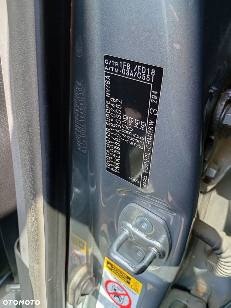TOYOTA YARIS II 05-09 2SZ-FE 1.3 16V OSLONA PRZECIWSŁONECZNA PRAWA LEWA DASZEK SŁONECZNIK - 28