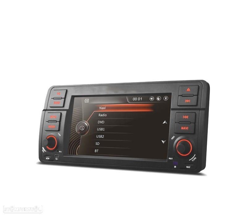 AUTO RADIO 2DIN 7" PARA BMW SERIE 3 E46 98-06 USB GPS TACTIL HD TIPO OEM - 2