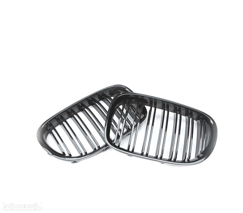 GRELHA FRONTAL BMW F01 09-15 LOOK M PRETO - 2