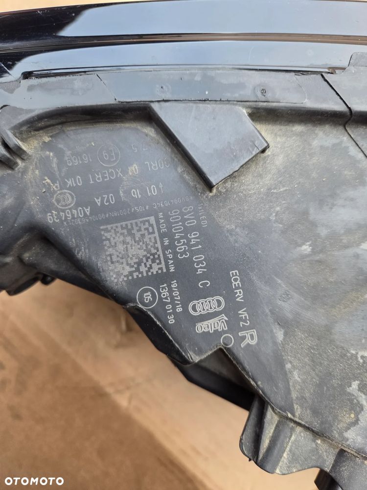 Reflektor Lampa prawa prawy przód przednia Audi A3 S3 Lift Full Led 8V0941034C 8V0941774K 2016-2020 - 15