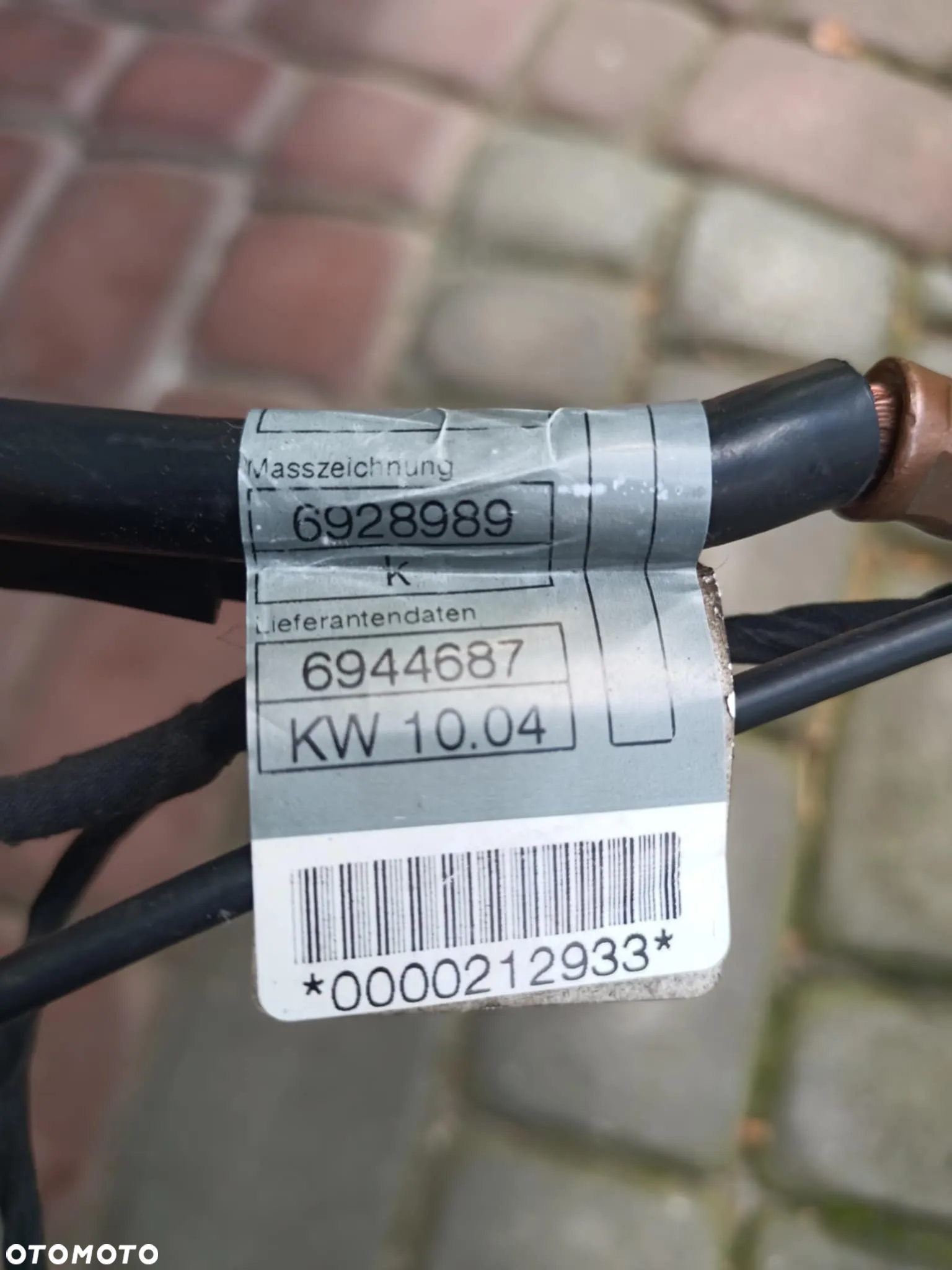 Klema minusowa IBS BMW E60 E61 6944687 6928989 - 2