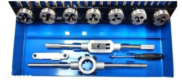 Zestaw gwintowników i narzynek M3-M12 32 el. - 11
