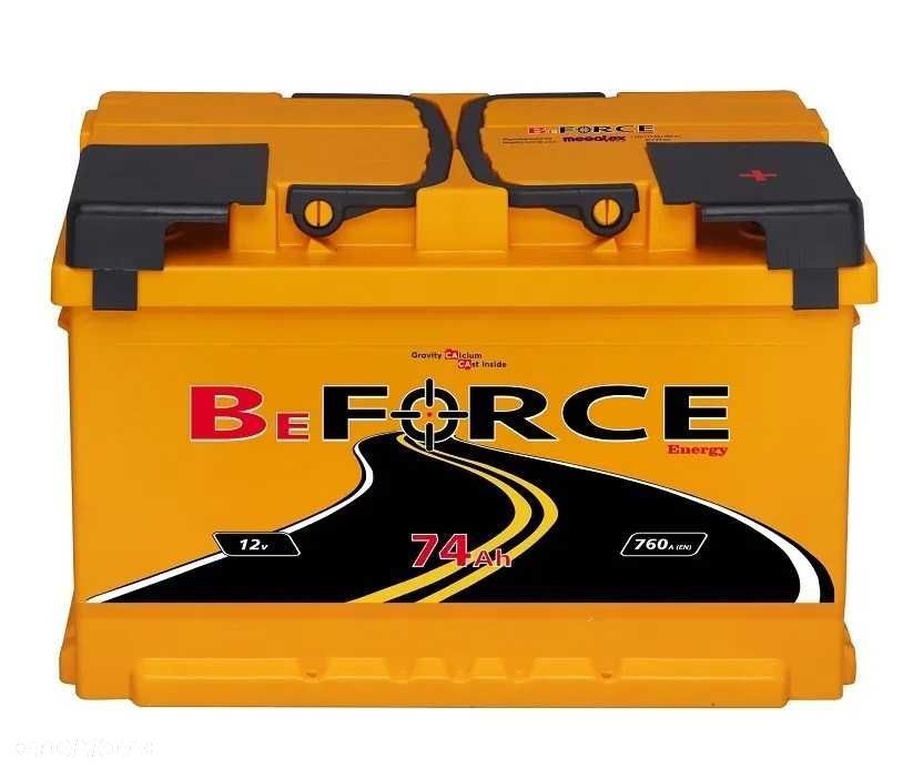 Akumulator UKRAIŃSKI Beforce 12v 74ah 760a P+ Radom wysyłka free - 1