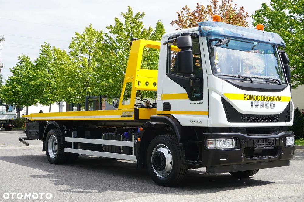 Iveco Eurocargo 160-210 / 75,000 km! / Opuszczana laweta OMARS / Widelec - 9