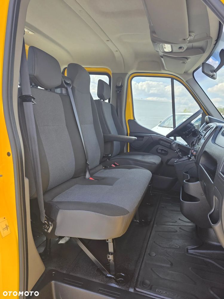 Renault MASTER 2,3 DCI 145 KONNA DOKA BRYGADÓWKA 7 OSOBOWA KLIMA WEBASTO SKRZYNIA 3,4M 150T/KM PRZEBIEGU GWARANCJA BLIŻNIAKI DO 3,5T - 21