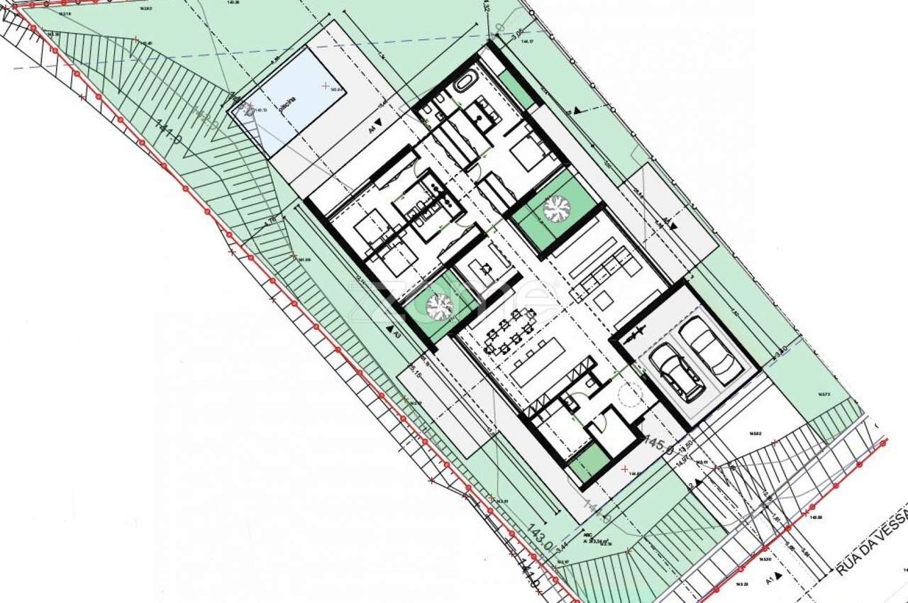 Terreno com PIP Aprovado moradia T3 com piscina em Fânzeres - Gondo... - Grande imagem: 2/15
