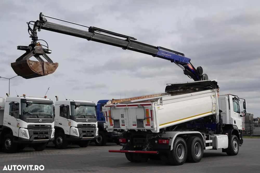 DAF CF 460 / 6x4 / CAMION BASCULANTE / HYDROBOARD / + HDS PM 18.5TP înălțime: 11 M / RADIO CONTROL / ROTATOR / ŁYCHA / EURO 6 / 2018 - 3