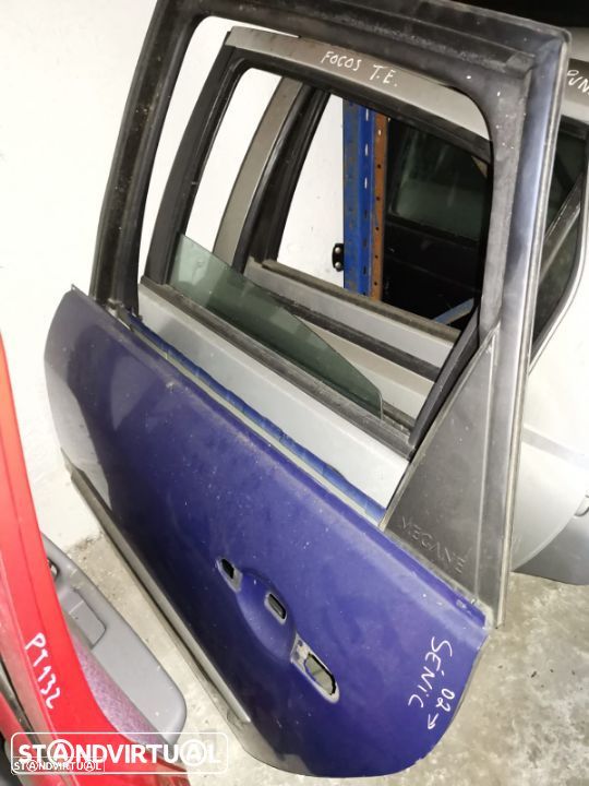 RENAULT SCENIC II 2004 PORTA TRAS ESQ  PT131 - 1