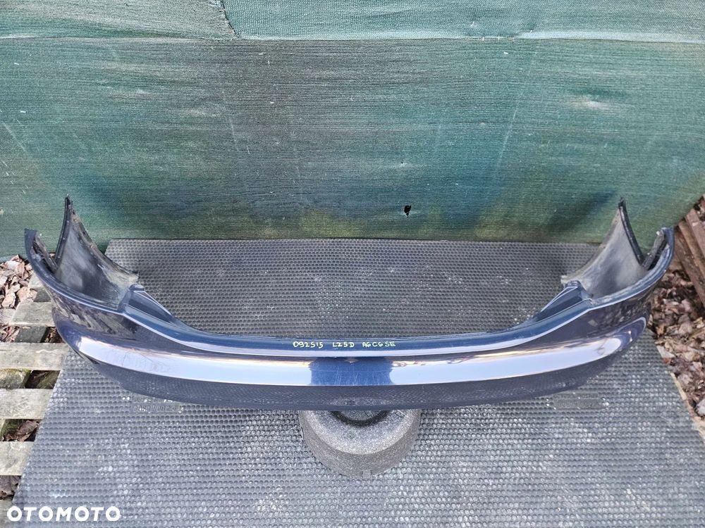 Zderzak Tył Tylny 4F5807511A 4F0807521A Granatowy LZ5D Dwa Wydechy Dyfuzor Audi A6 C6 Sedan - 3