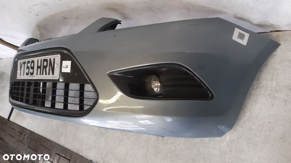 * ZDERZAK PRZÓD PRZEDNI FORD FOCUS MK.2 2 II LIFT FL HALOGENY M8 BŁĘKITNY - 2