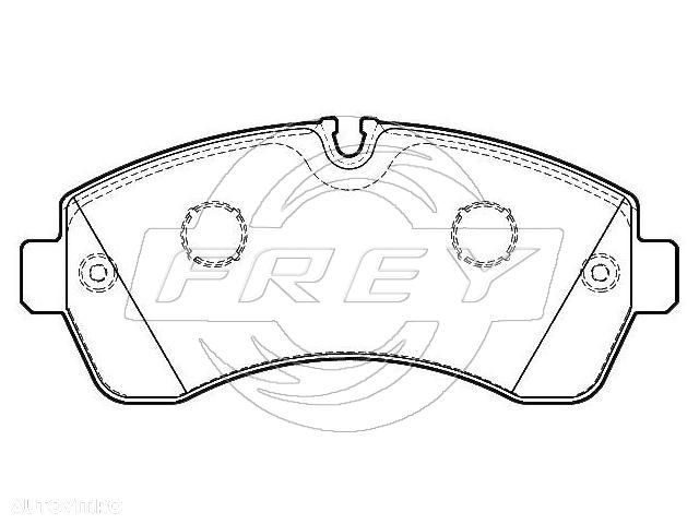 Set placute frana fata sprinter nou pd - 1