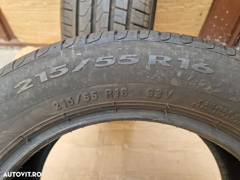 2 Pirelli R16 215/55 Anvelope de vară Dot3619 - 5