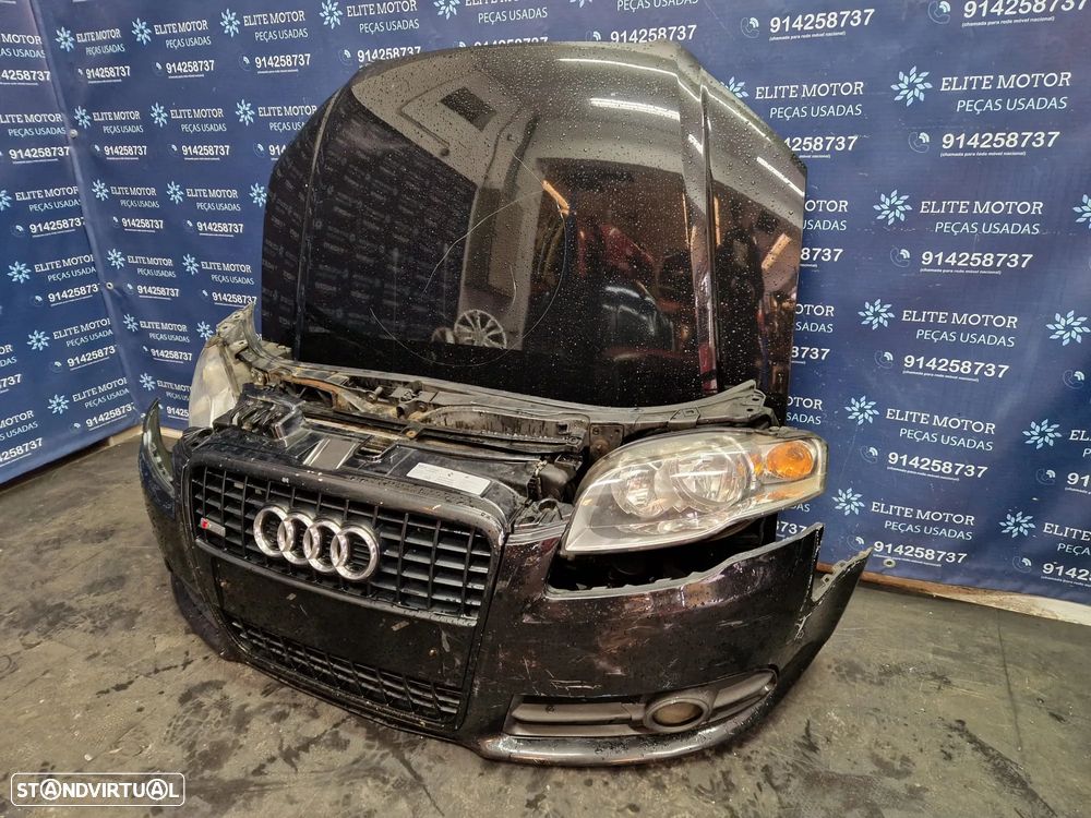 Frente completa usada AUDI A4 B7 S-LINE 2.0 TDI 140CV capot parachoques oticas radiadores guardalamas - 2