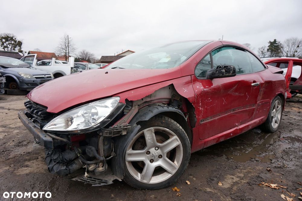 PEUGEOT 307 CC CABRIO 2003 LKRD 2.0 16V EW10J4S 177KM 20DM43 CZERWONY na części - 1