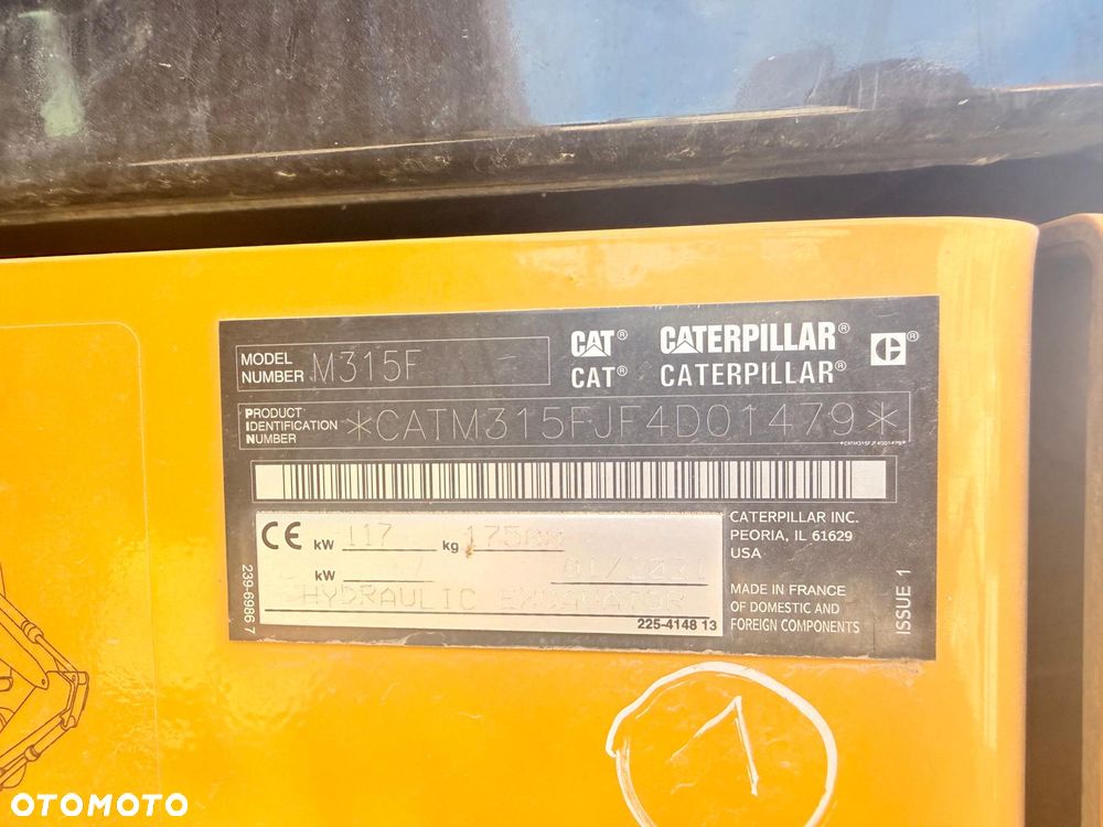 Caterpillar M315F-Rototilt, szczypce, podpory 2022 rok - 13
