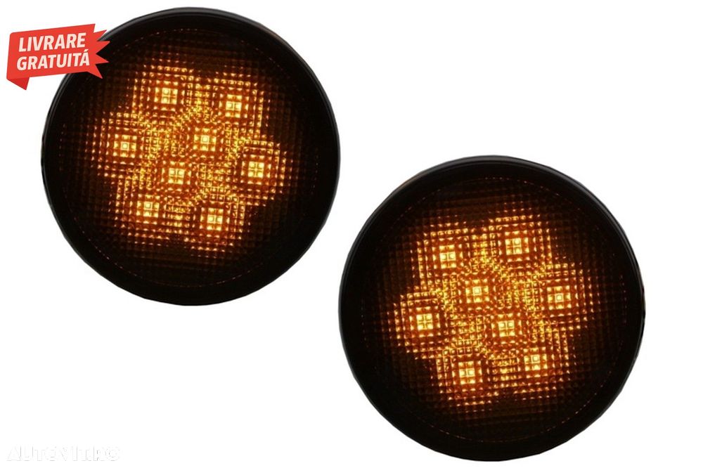 Semnalizari LED Grila JEEP Wrangler JK (2007-2016)- livrare gratuita - 5