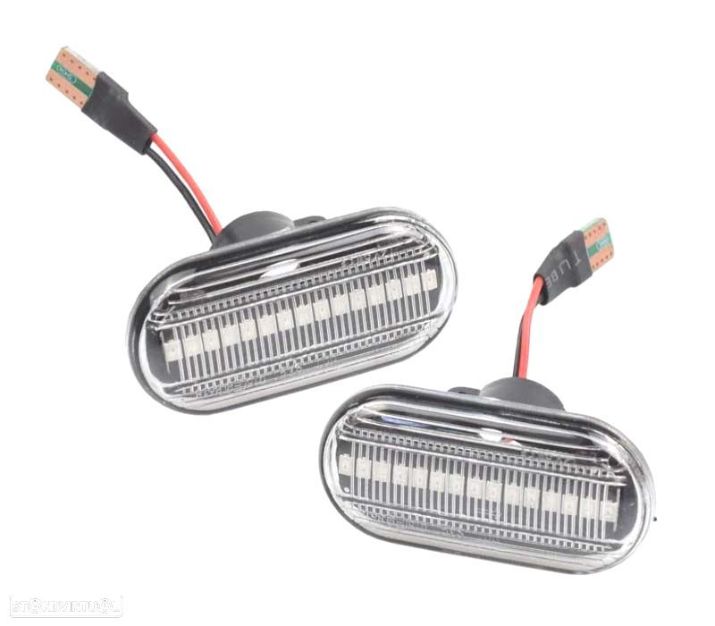 PISCAS NISSAN OPEL MOVANO VIVARO RENAULT CLIO MEGANE TWINGO SCENIC LATERAIS LED DINAMICOS FUNDO PRET - 3
