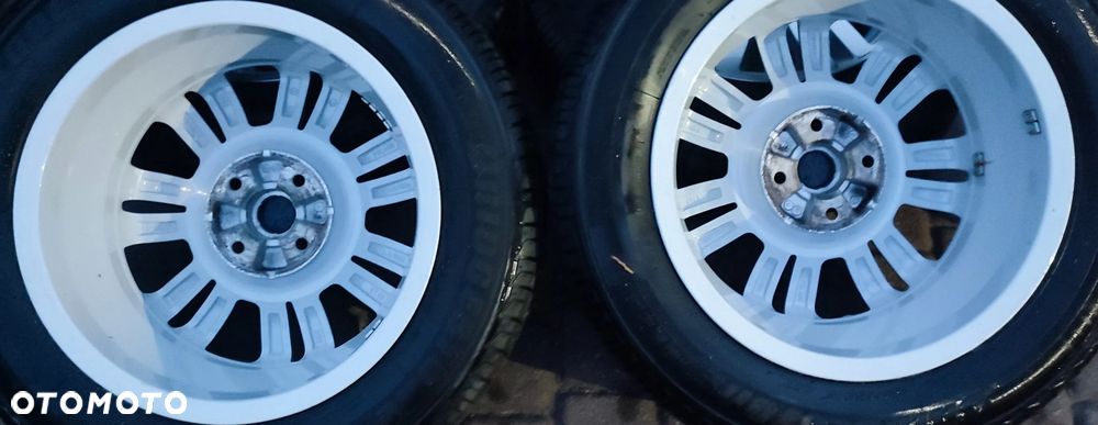Koła Felgi Aluminiowe Oryg. Fiat Grande Punto 15 Cali 4x100 Et43 Bridgestone 185/65/15 2018r 5,8-7,0mm Bdb !! Starogard Gdański - 12