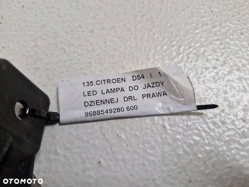 CITROEN DS4 1 I LED LAMPA DO JAZDY DZIENNEJ DRL PRAWY PRZÓD PRAWA 9688549280 - 10