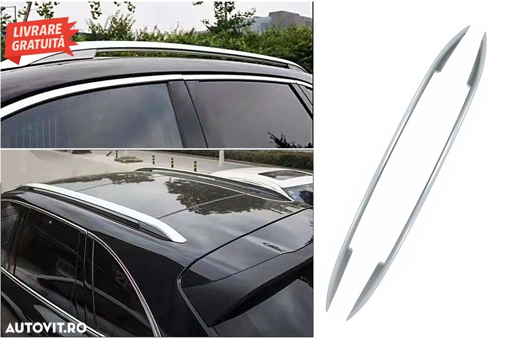 Bare Decorative Verticale Porsche Cayenne (2011-2017) Aluminiu Mat- livrare gratuita - 6