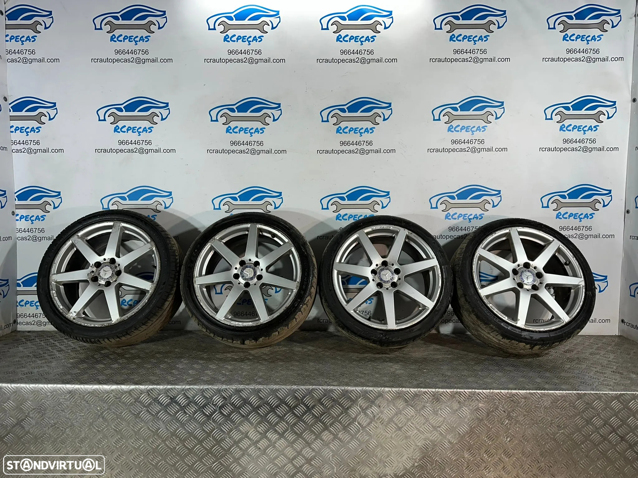 .Conjunto Jantes 18 Originais AMG Mercedes Benz 5x112 8J 8.5J ET50 ET54 - 3