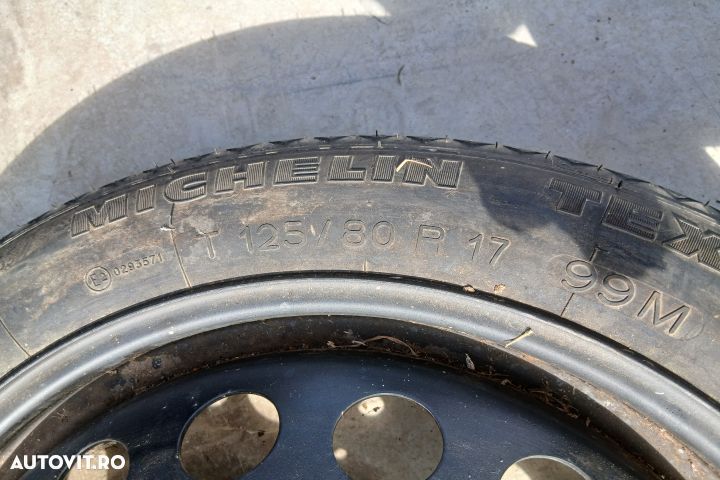Roata de rezerva slim R17 9209872 4.00BX17X50 125/80 R17 9209872 4.00 - 3